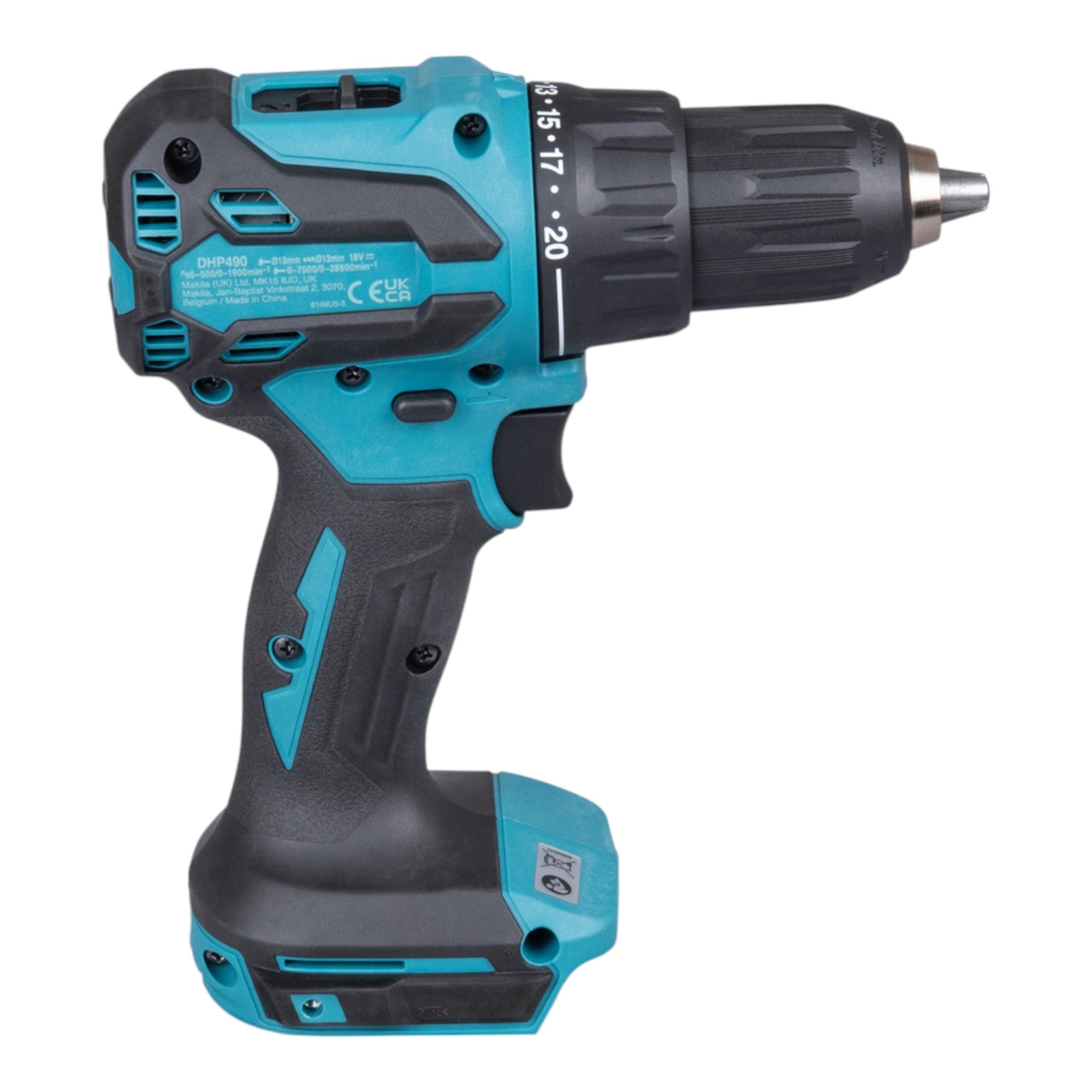 Makita DHP 490 M1 Akku Schlagbohrschrauber 18 V 65 Nm Brushless 1x Akku 4 0 Ah ohne Ladegeraet 4 - toolbrothers