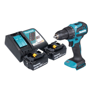Makita DHP 490 RM Akku Schlagbohrschrauber 18 V 65 Nm Brushless + 2x Akku 4,0 Ah + Ladegerät