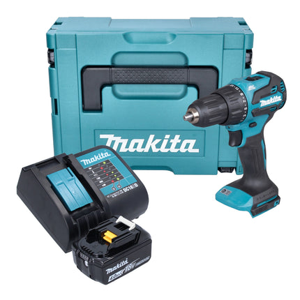 Makita DHP 490 SM1J Akku Schlagbohrschrauber 18 V 65 Nm Brushless 1x Akku 4 0 Ah Ladegeraet Makpac 0 - toolbrothers