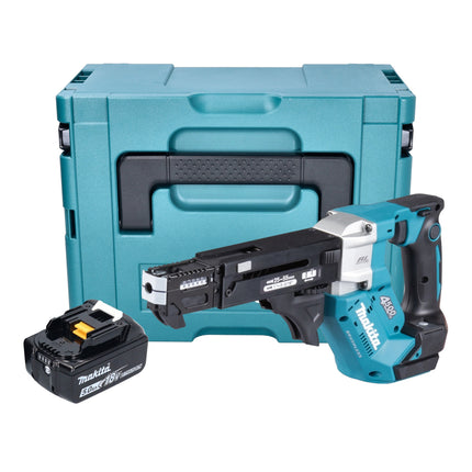 Makita DFR 552 T1J Akku Magazinschrauber 18 V 25 55 mm Brushless 1x Akku 5 0 Ah Makpac ohne Ladegeraet 0 - toolbrothers
