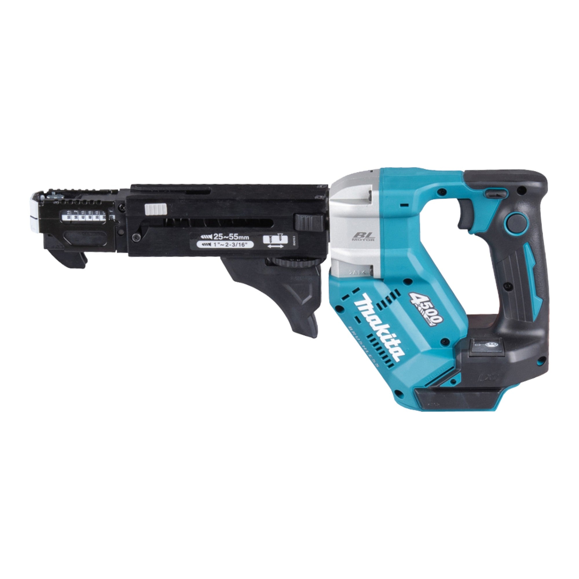 Makita DFR 552 RT1J Akku Magazinschrauber 18 V 25 55 mm Brushless 1x Akku 5 0 Ah Ladegeraet Makpac 1 - toolbrothers