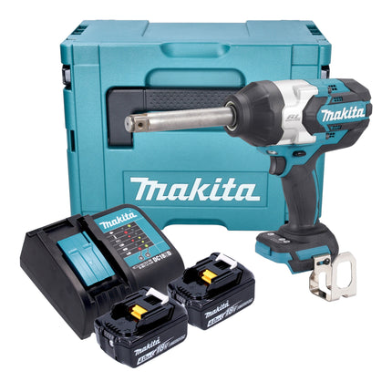 Makita DTW 1005 SMJ Akku Schlagschrauber 18 V 1360 Nm 3 4 Brushless 2x Akku 4 0 Ah Ladegeraet Makpac 0 - toolbrothers
