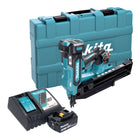 Makita DBN 901 RT1K Akku Nagler 18 V 50 90 mm Brushless 1x Akku 5 0 Ah Ladegeraet Koffer 0 - toolbrothers