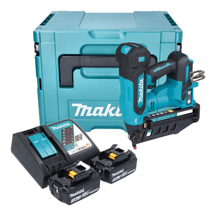 Makita DBN 601 RFJ Akku Nagler 18 V 19 64 mm Brushless 2x Akku 3 0 Ah Ladegeraet Makpac 0 - toolbrothers