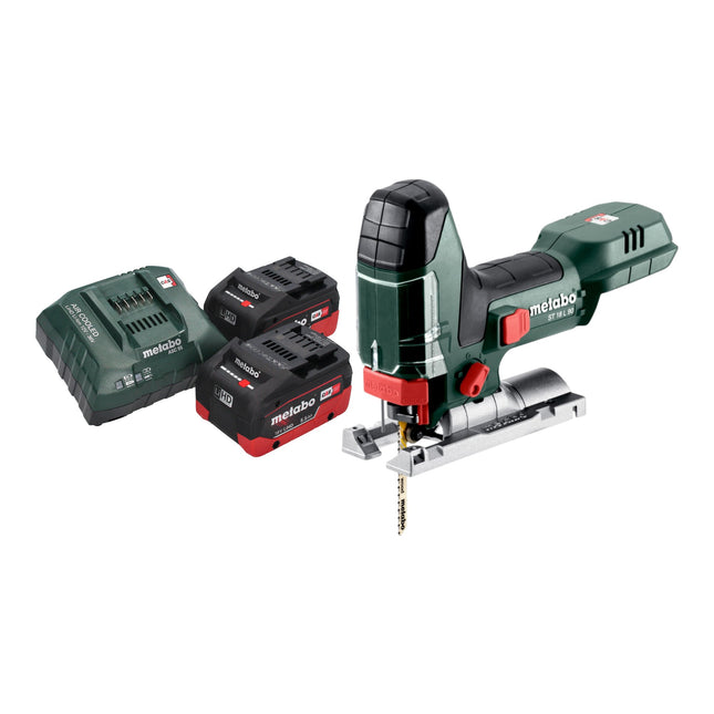 Metabo ST 18 L 90 Akku Stichsaege 18 V 90 mm 2x LiHD Akku 5 5 Ah Ladegeraet 0 - toolbrothers