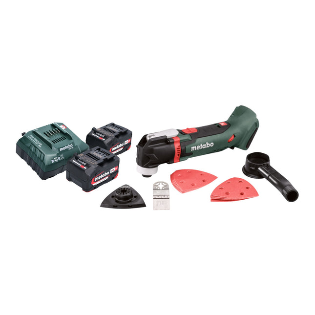Metabo MT 18 LTX Akku Multitool 18 V OIS Starlock 2x Akku 4 0 Ah Ladegeraet 0 - toolbrothers