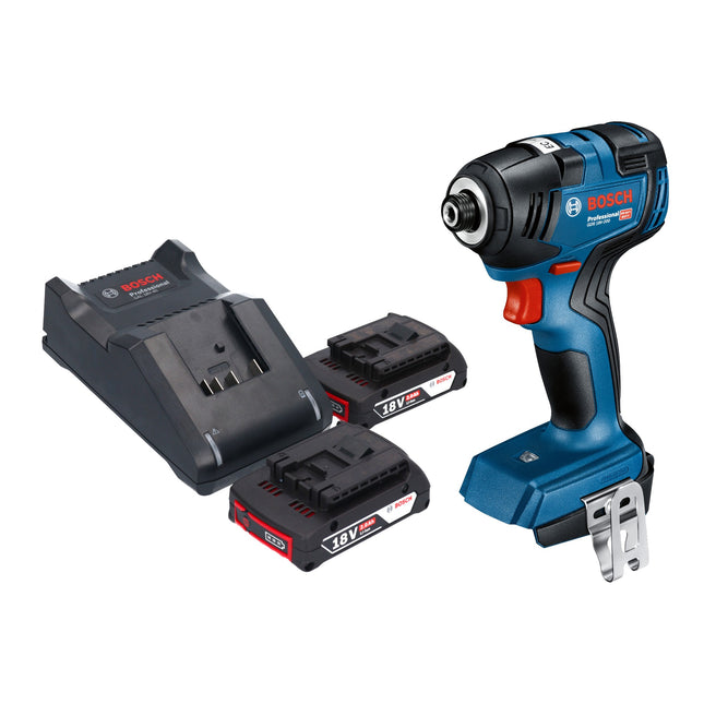 Bosch GDR 18V 200 Professional Akku Drehschlagschrauber 18 V 200 Nm Brushless 2x Akku 2 0 Ah Ladegeraet 0 - toolbrothers