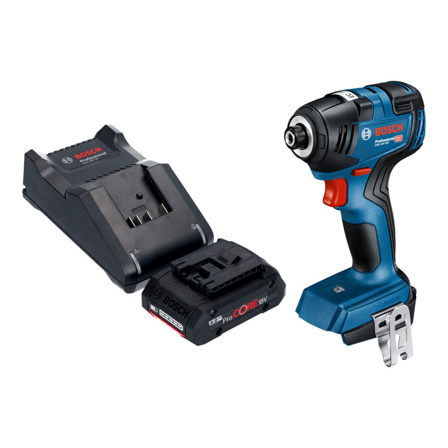 Bosch GDR 18V 200 Professional Akku Drehschlagschrauber 18 V 200 Nm Brushless 1x ProCORE Akku 4 0 Ah Ladegeraet 0 - toolbrothers