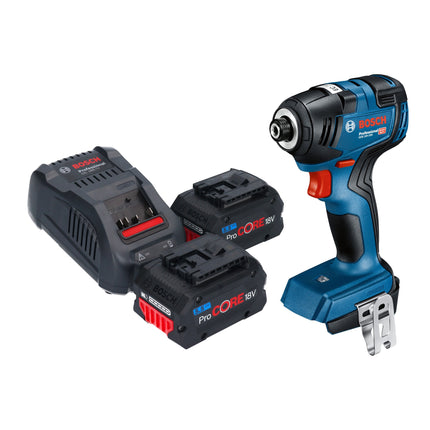 Bosch GDR 18V 200 Professional Akku Drehschlagschrauber 18 V 200 Nm Brushless 2x ProCORE Akku 5 5 Ah Ladegeraet 0 - toolbrothers