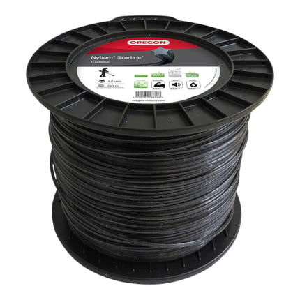 Oregon Nylium Starline Trimmerfaden 3 0 mm x 240 m 104886E fuer Benzin und Akkugeraete 0 - toolbrothers
