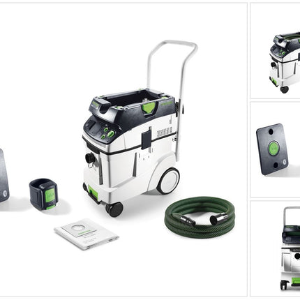 Festool CTM 48 E CLEANTEC Absaugmobil 48l Staubkl. M ( 574992 ) + Bluetooth-Set - Toolbrothers