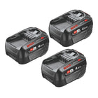 Bosch 3x PBA 18V 4 0Ah W C Akku 18 V 4 0 Ah POWER FOR ALL 3x 1600A011T8  0 - toolbrothers