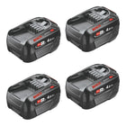 Bosch 4x PBA 18V 4 0Ah W C Akku 18 V 4 0 Ah POWER FOR ALL 4x 1600A011T8  0 - toolbrothers