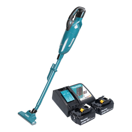 Makita DCL 283 FRM Akku Staubsauger 18 V 0 73 l Brushless 2x Akku 4 0 Ah Ladegeraet 0 - toolbrothers