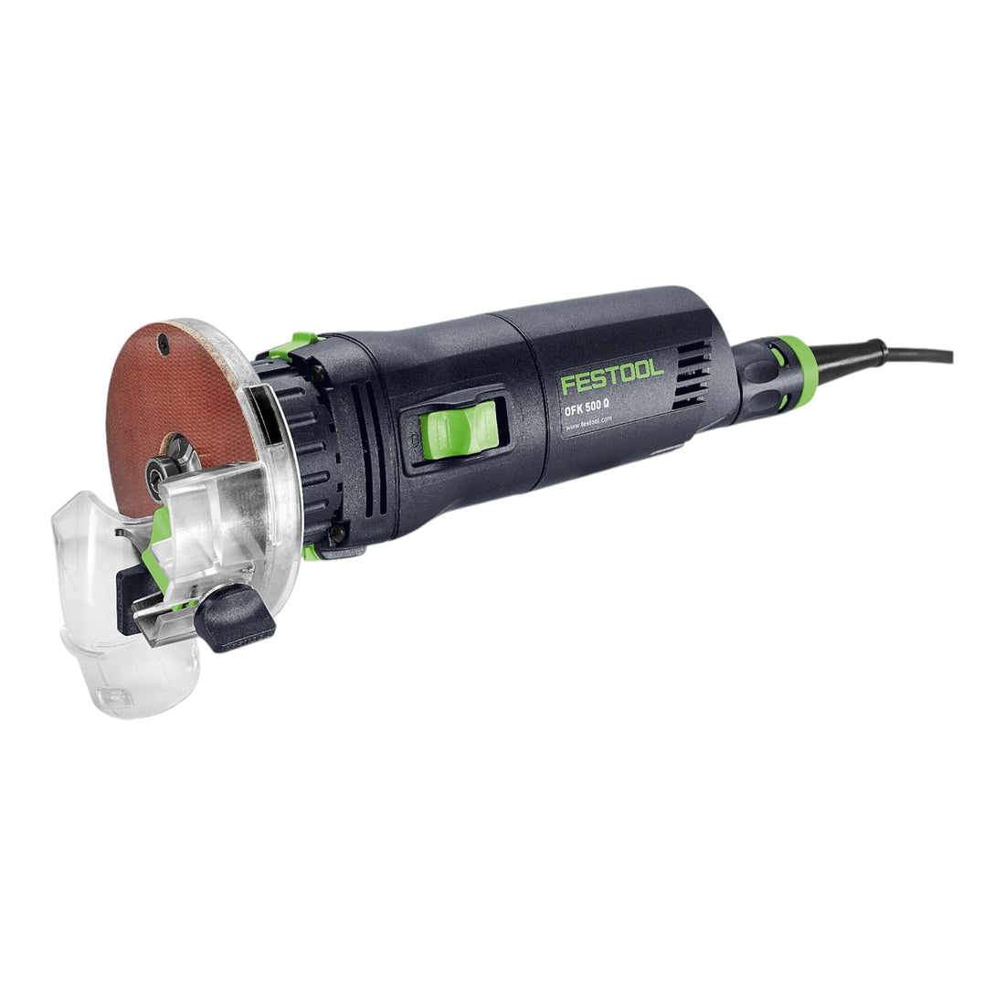 Festool OFK 500 Q-Plus R3 Kantenfräse 450 W ( 578716 ) + Abrundfräser + Systainer