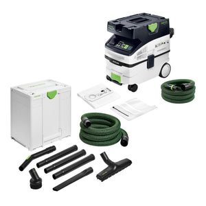 Festool CTM MIDI I AC CLEANTEC Absaugmobil 1200 W 15 l Staubklasse M + Handwerker Reinigungsset