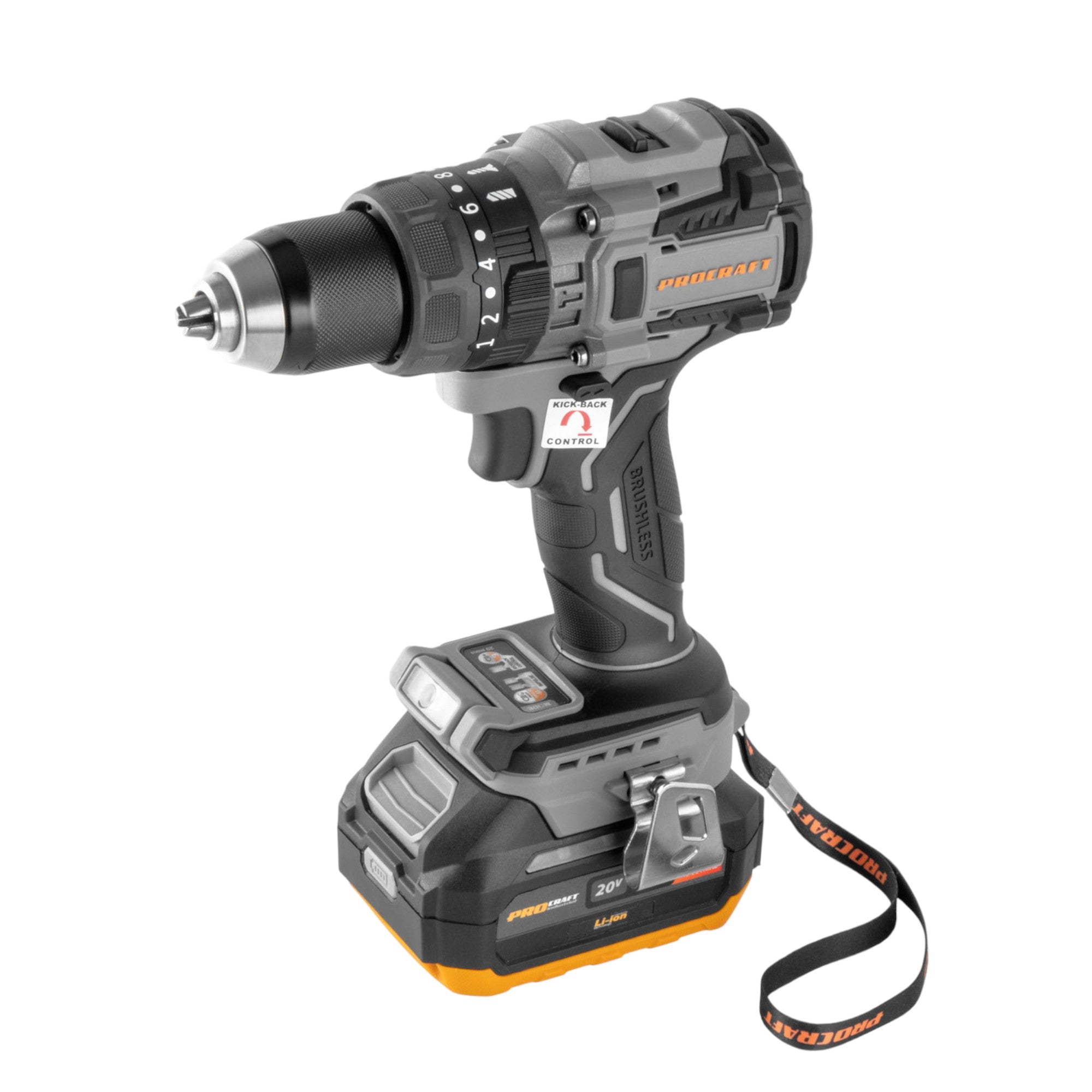 Procraft Industrial CD20B 1b Akku Schlagbohrschrauber 20 V 150 Nm Brushless 1x Akku 4 0 Ah Ladegeraet Koffer 1 - toolbrothers