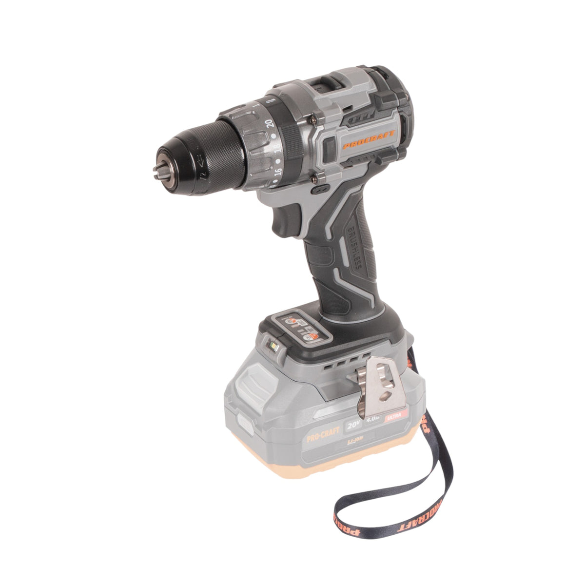 Procraft Industrial CD20Abb Akku Schlagbohrschrauber 20 V 85 Nm Solo - ohne Akku, ohne Ladegerät