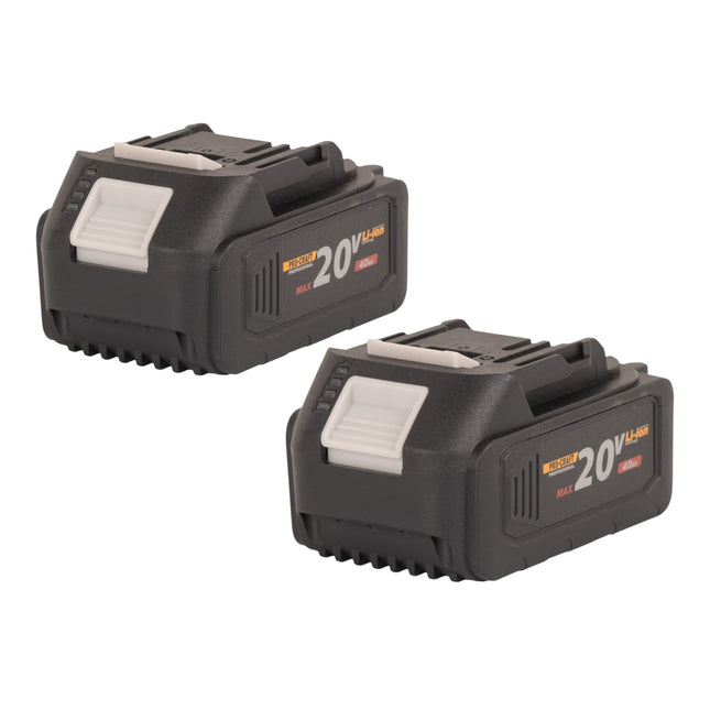 Procraft 2x 20 4 Akku 20 V 4 0 Ah 4000 mAh Li ion mit Ladestandsanzeige 0 - toolbrothers