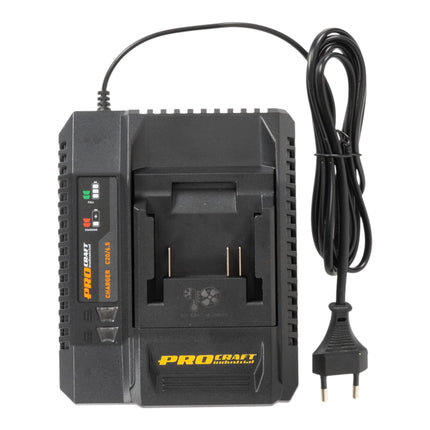 Procraft Starter Pack C20 6 5 Schnell Ladegeraet 20 V 6 5 A 2x 20 4 Akku 4 0 Ah 4 - toolbrothers