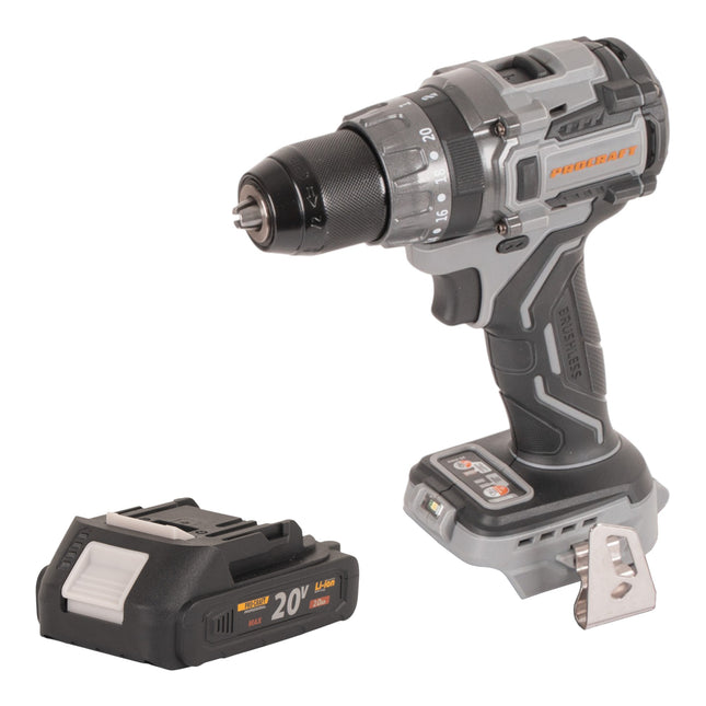 Procraft Industrial CD20Abb Akku Schlagbohrschrauber 20 V 85 Nm 1x Akku 2 0 Ah ohne Ladegeraet 0 - toolbrothers