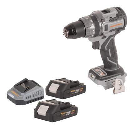 Procraft Industrial CD20Abb Akku Schlagbohrschrauber 20 V 85 Nm 2x Akku 2 0 Ah Ladegeraet 0 - toolbrothers