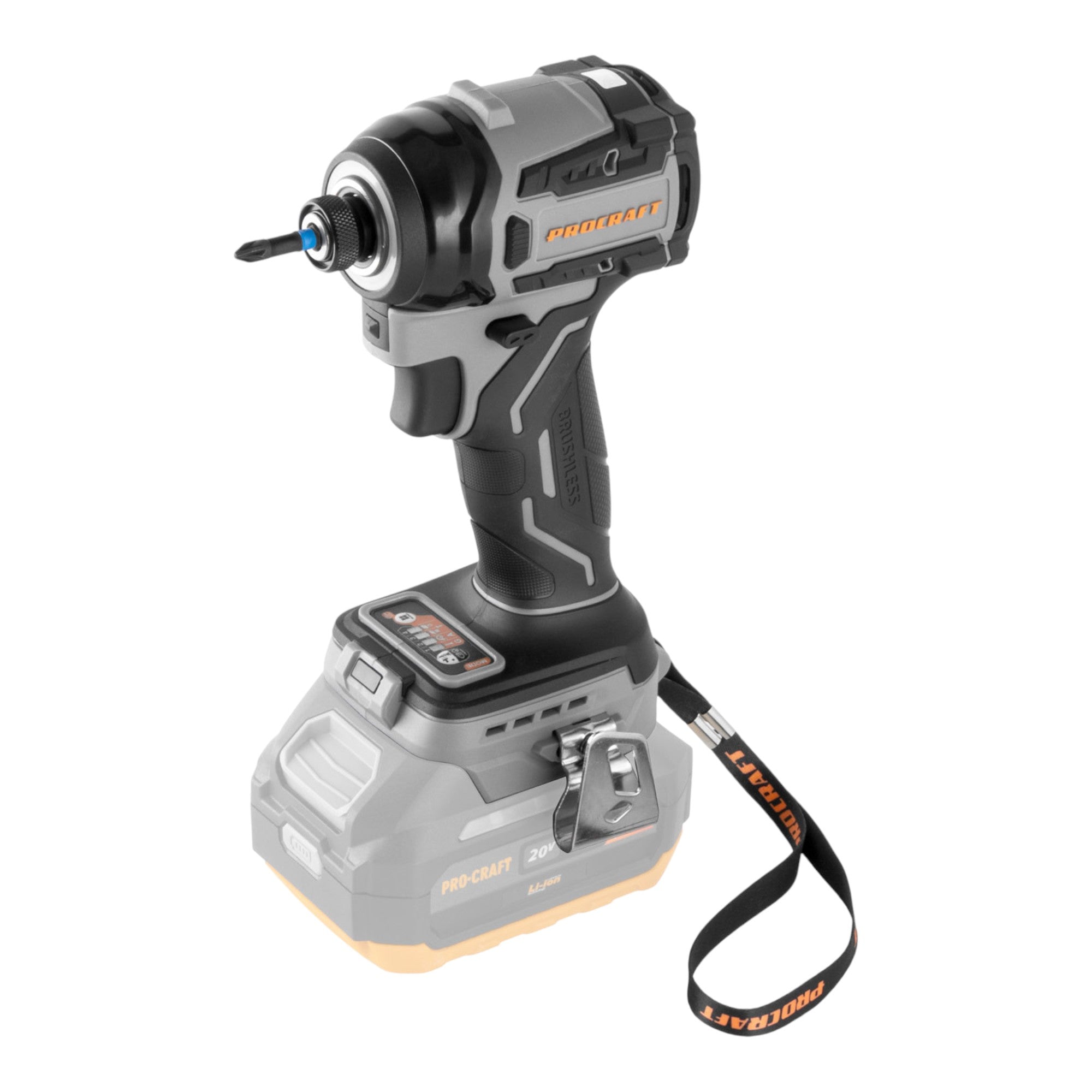 Procraft Industrial ID20Abb Akku Schlagschrauber 20 V 180 Nm 1 4 1x Akku 4 0 Ah Ladegeraet 1 - toolbrothers