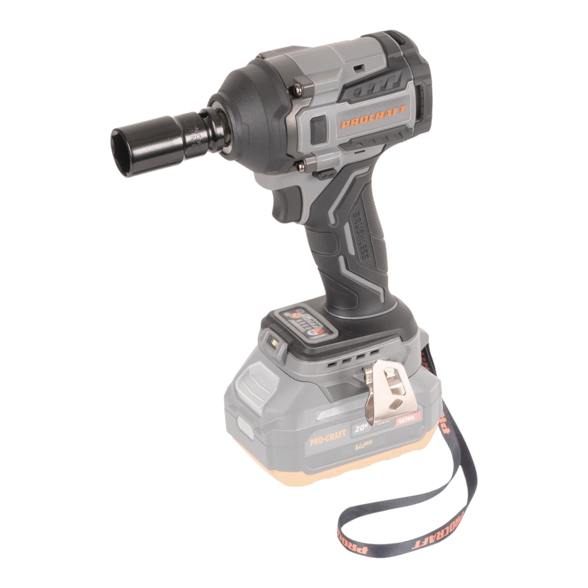 Procraft Industrial IW550Abb Akku Schlagschrauber 20 V 550 Nm 1 2 2x Akku 2 0 Ah Ladegeraet 1 - toolbrothers