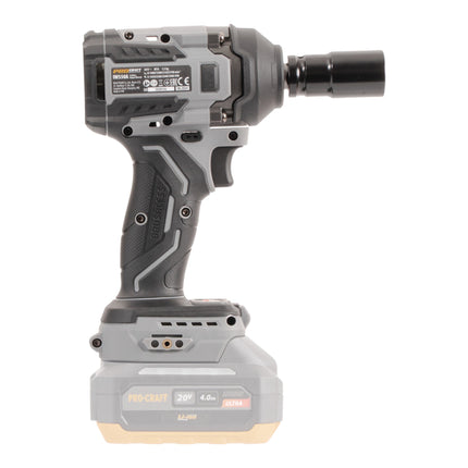 Procraft Industrial IW550Abb Akku Schlagschrauber 20 V 550 Nm 1 2 2x Akku 4 0 Ah Ladegeraet 4 - toolbrothers