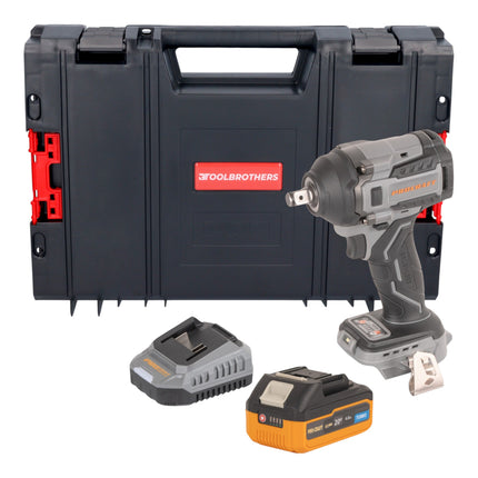 Procraft Industrial IW550Abb Akku Schlagschrauber 20 V 550 Nm 1 2 1x Akku 4 0 Ah Ladegeraet RHINO Toolcase 0 - toolbrothers