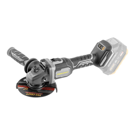 Procraft Industrial AG125Bbb Akku Winkelschleifer 20 V 125 mm Brushless 2x Akku 4 0 Ah Ladegeraet 1 - toolbrothers