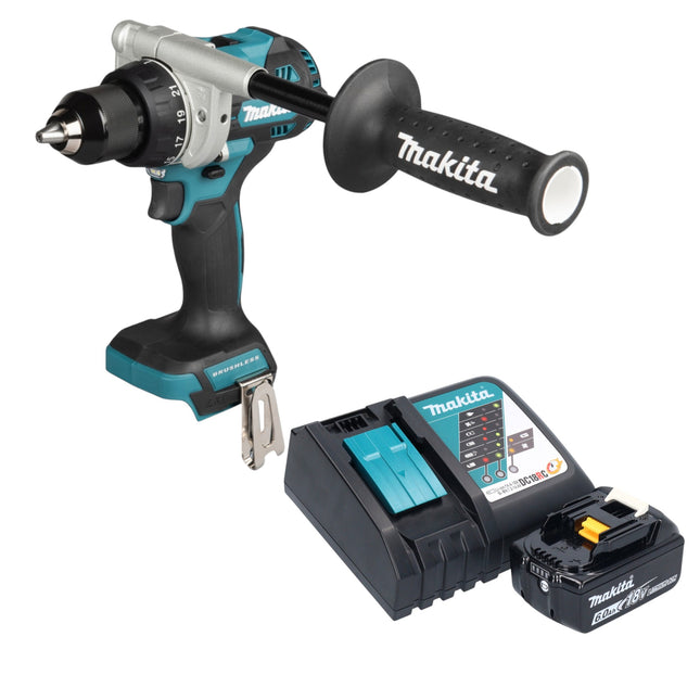 Makita DDF 492 RG1 Akku Bohrschrauber 18 V 141 Nm Brushless 1x Akku 6 0 Ah Ladegeraet 0 - toolbrothers