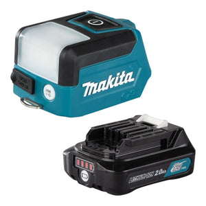 Makita ML 107 DA1 Akku Lampe 12 V max. 200 lm LED + 1x Akku 2,0 Ah - ohne Ladegerät