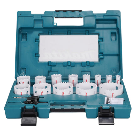 Makita D 63993 Lochsaegen Set 16 tlg 16 76 mm HSS Bi Metall Universal 0 - toolbrothers
