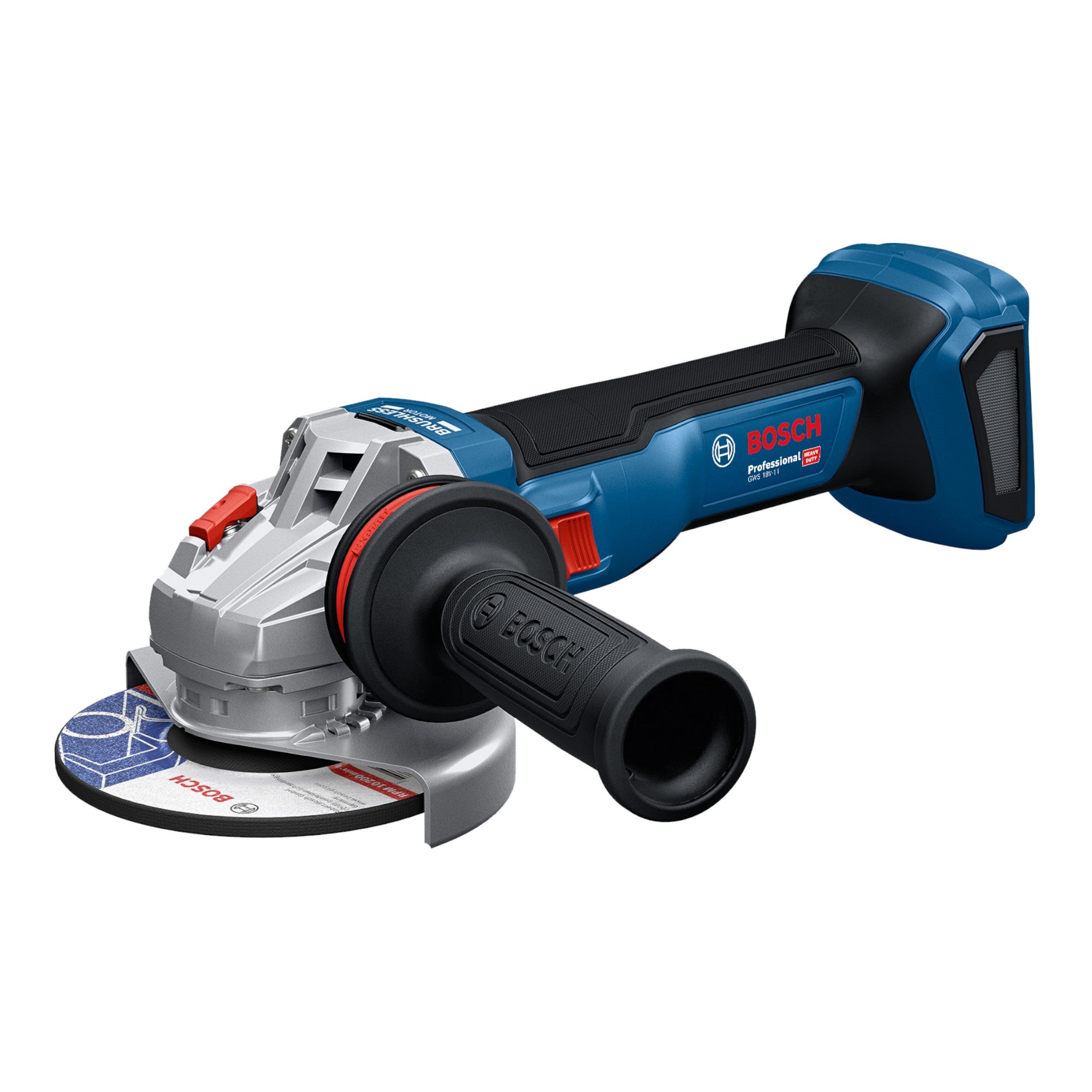 Bosch GWS 18V 11 Professional Akku Winkelschleifer 18 V 125 mm 1x Akku 5 0 Ah Ladegeraet 1 - toolbrothers