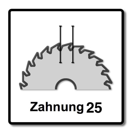 Makita EFFICUT Kreissägeblatt für Holz 165 x 1,4 x 20 mm 25 Zähne ( B-62985 ) - Toolbrothers