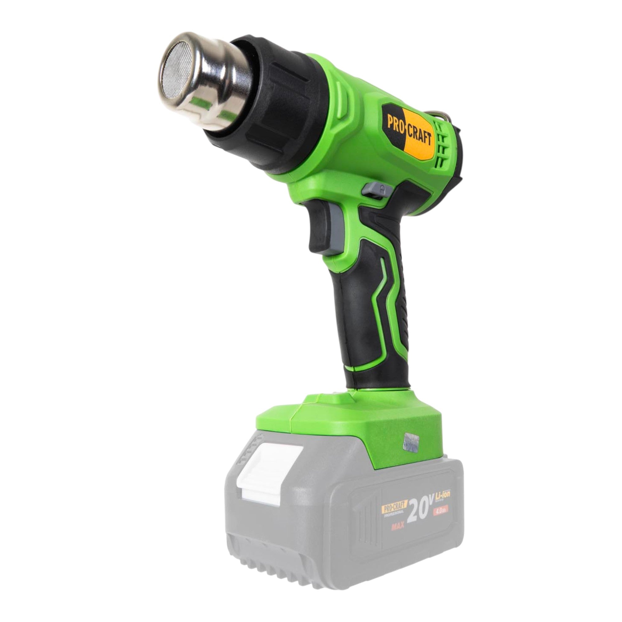 Procraft PH24bb Akku Heissluftpistole 20 V 50 550 C 1x Akku 4 0 Ah Ladegeraet RHINO Toolcase 1 - toolbrothers