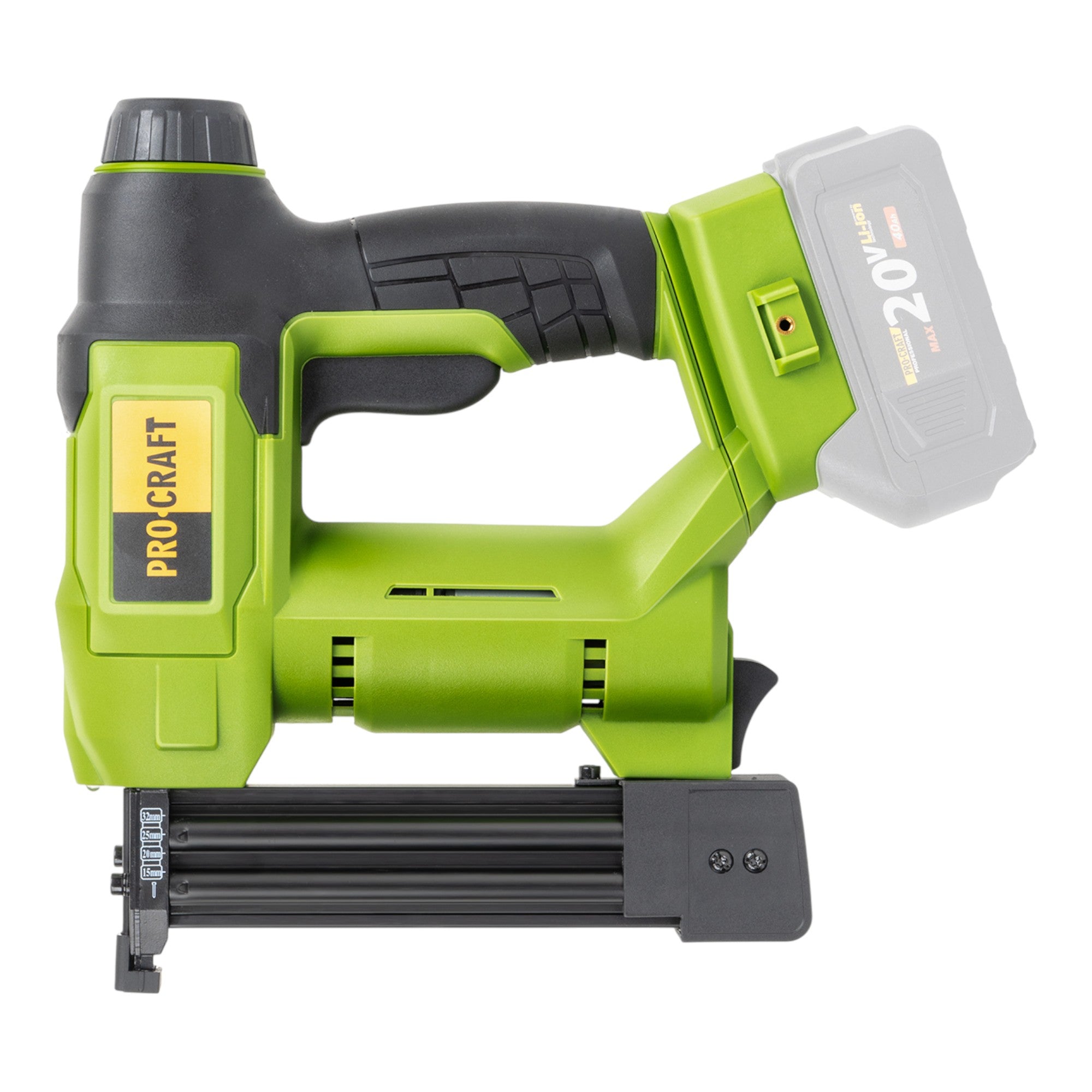 Procraft PEH20 Akku Tacker 20 V 15 32 mm 1x Akku 4 0 Ah Ladegeraet 1 - toolbrothers