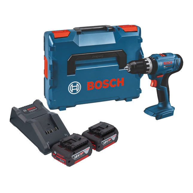 Bosch GSB 18V 25 Professional Akku Schlagbohrschrauber 18 V 56 Nm 2x Akku 4 0 Ah Ladegeraet L Boxx 0 - toolbrothers