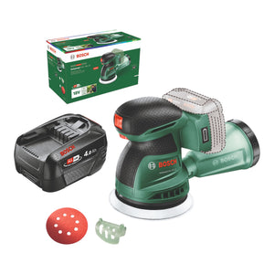 Bosch UniversalOrbit 18V-20 Akku Exzenterschleifer 18 V 125 mm + 1x Akku 4,0 Ah - ohne Ladegerät