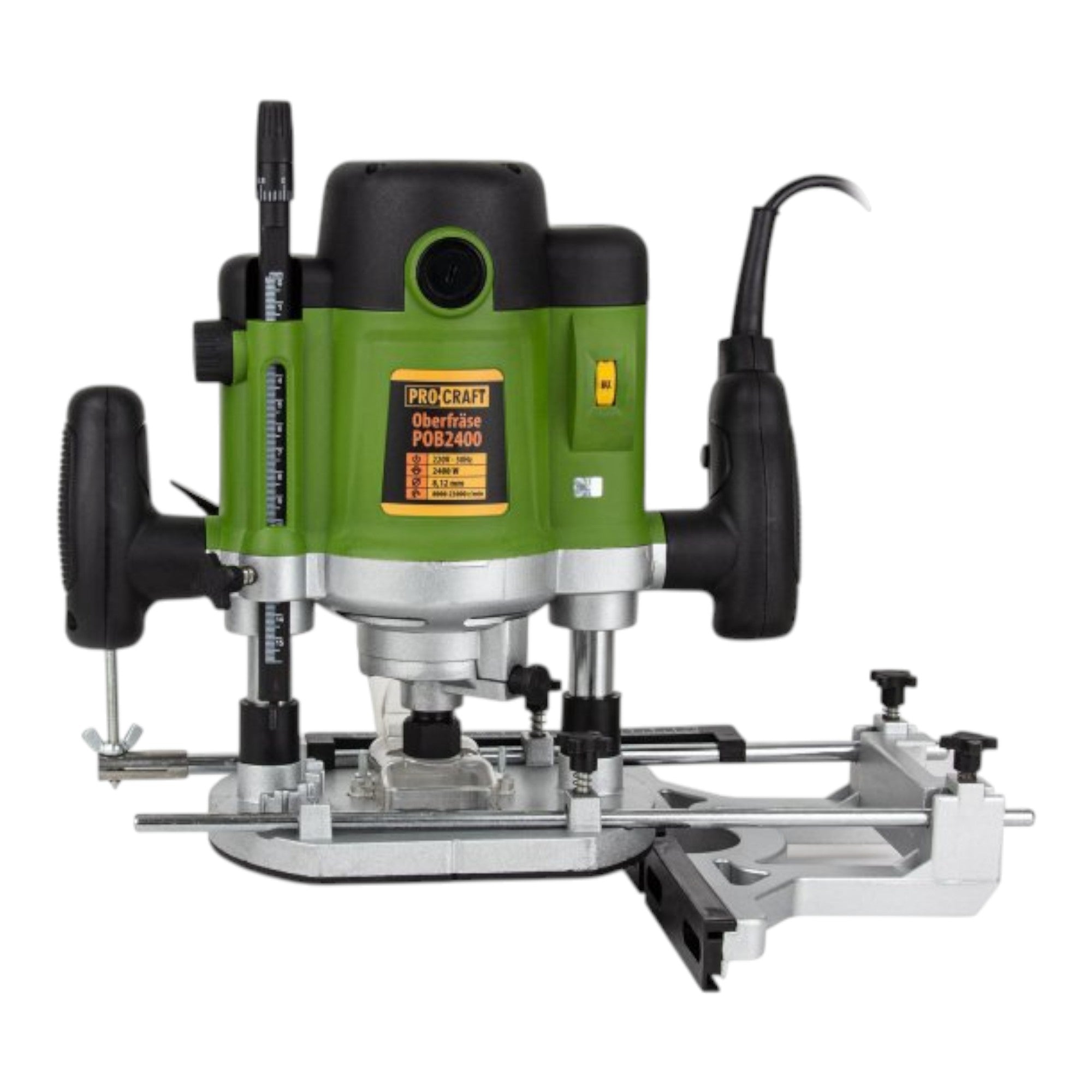 Procraft POB2400 Oberfraese 2000 Watt 8 12 mm Zubehoer 2 - toolbrothers