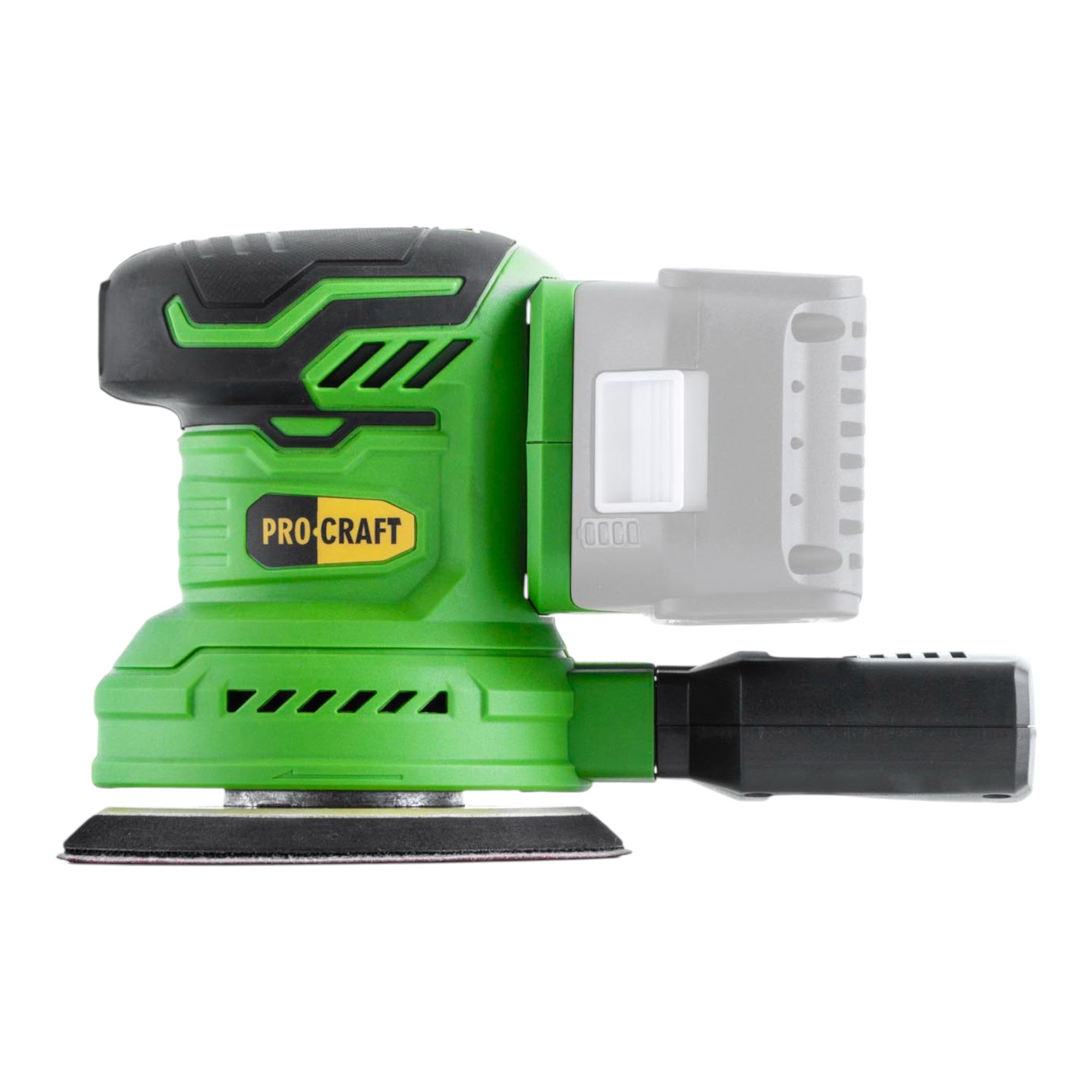 Procraft PX20BLbb Akku Exzenterschleifer 20 V 125 mm Brushless 2x Akku 2 0 Ah Ladegeraet 1 - toolbrothers