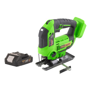 Procraft ST22 Akku Stichsaege 20 V 80 mm Brushless 1x Akku 2 0 Ah ohne Ladegeraet 0 - toolbrothers