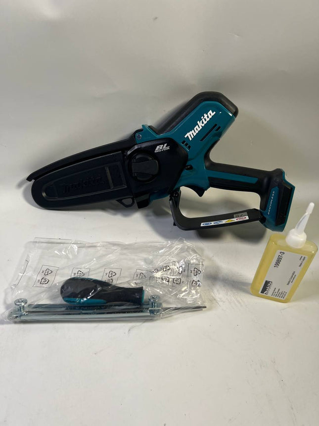 Makita DUC 150 Z01 Akku Kettensaege 18 V 15 cm Brushless Solo Leicht Gebraucht 0 - toolbrothers