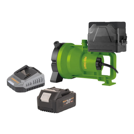 Procraft CPN21bb Akku Tauchpumpe 20 V 3200 l h 1x Akku 4 0 Ah Ladegeraet 0 - toolbrothers