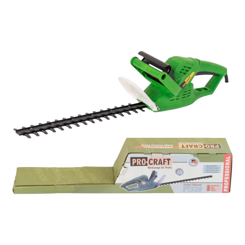 Procraft PT520 Heckenschere 520 Watt 410 mm Schnittlaenge 20 mm Schnittstaerke 0 - toolbrothers