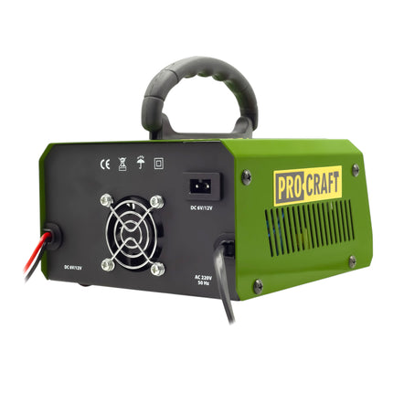Procraft PZ10M Ladegeraet 6 12 V Ladespannung 10 A Ladestrom fuer Auto Mottorad LKW Batterien 3 - toolbrothers