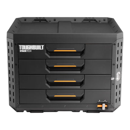 Toughbuilt STACKTECK Werkzeug Box abschliessbar mit 4 Schubladen 533 x 406 x 395 mm TB B1 D 74  2 - toolbrothers