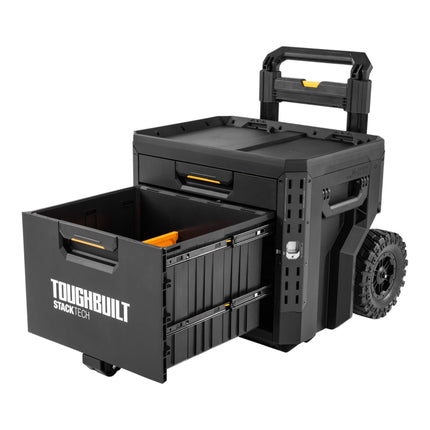 Toughbuilt STACKTECK rollbare Werkzeug Box abschliessbar mit 2 Schubladen TB B1 D R92  3 - toolbrothers