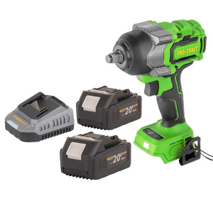Procraft PWA36bb Akku Schlagschrauber 20 V 850 Nm 1/2" Brushless + 2x Akku 4,0 Ah + Ladegerät